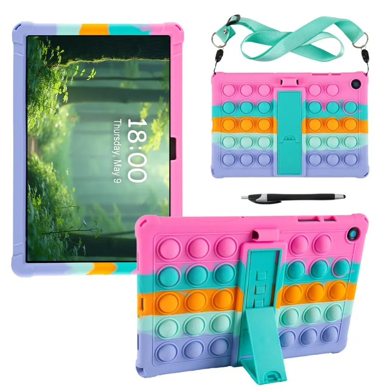 Soft Bubble Case for Samsung Galaxy Tab A9 Plus SM-X210 X215 Funda Tablet Cover Tab A9 SM-X100 X115 Kids cases