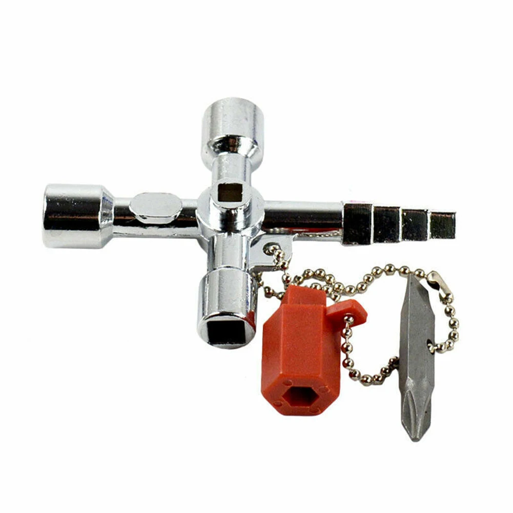 

Ручной крестообразный ключ из цинкового сплава, 1 шт., аксессуар для авторемонта, ключ для лифта, очень удобный и практичный в использовании