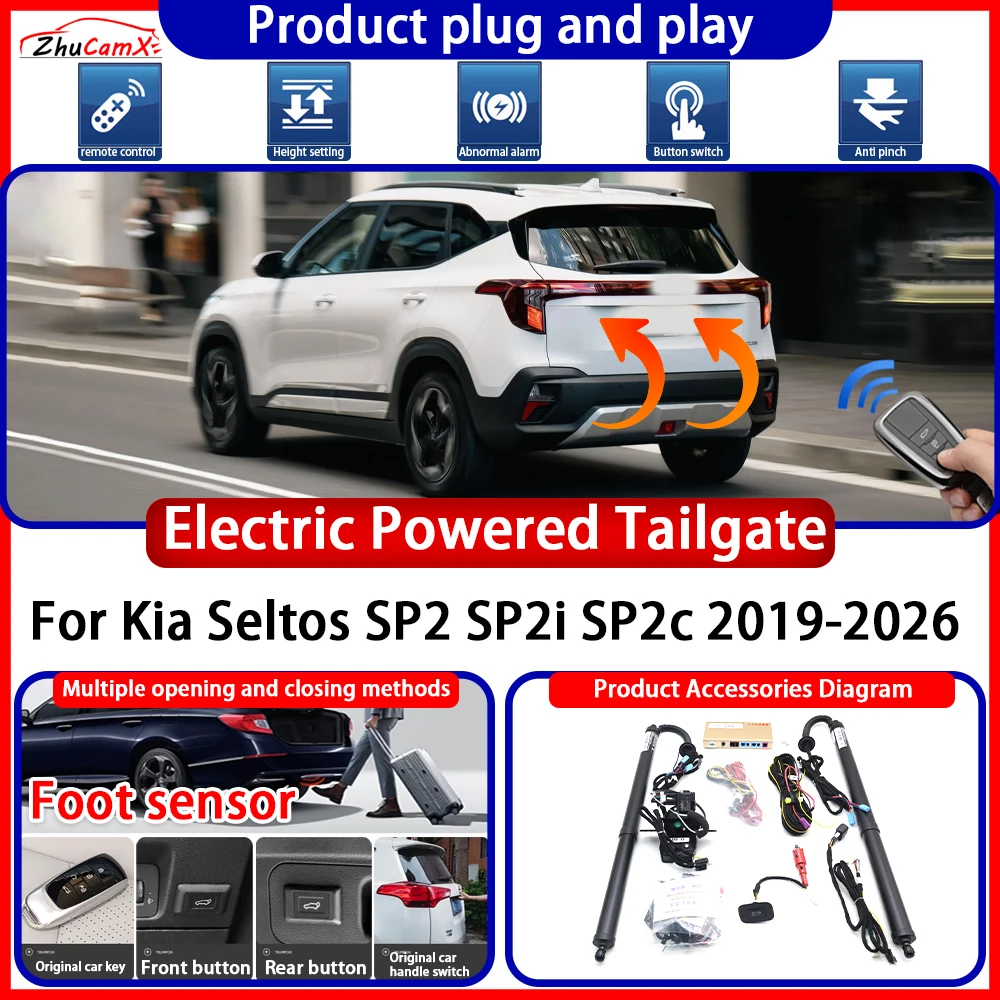 

ZhuCamX OEM Powered Tailgate for Kia Seltos SP2 SP2i SP2c 2019-2026 System anti pinch Smart Intelligent Control Gate Lift Kit