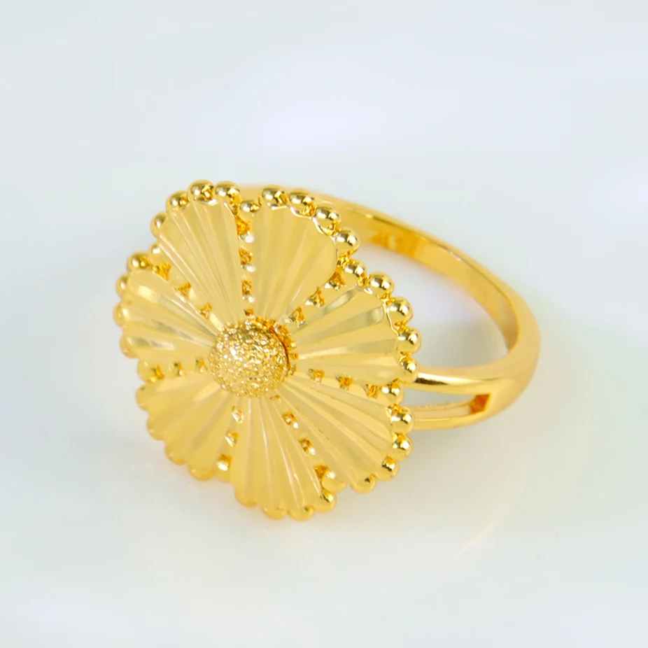 Türkische Goldmünzen Ring 21 Karat vergoldet Dubai Braut Hochzeit Paare Ringe Arabisch Islamische Frauen Ramadan Party Schmuck – Detail 19