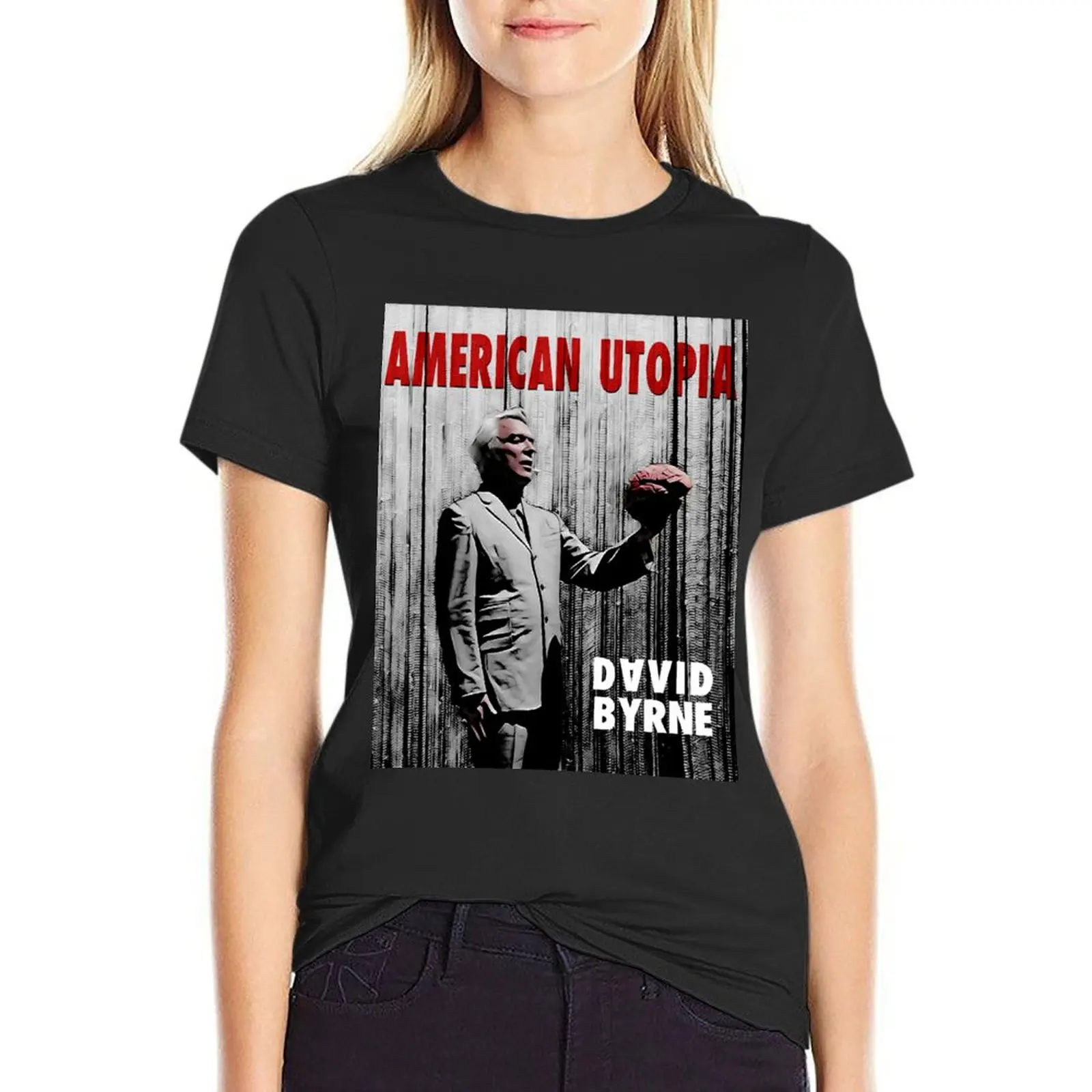 American Utopia by David Byrne Classic T-Shirt female Blouse vintage clothes t shirts for Women graphic