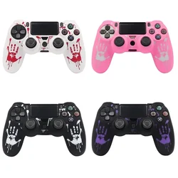 Protective Silicone Soft Control Cases For PlayStation 4 Controller Skin Cover Joystick Accessories for PS4 Gamepad Case