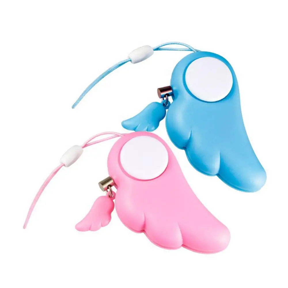 Alarme personnelle électronique d'autodéfense pour femme, pendentif de sac pour téléphone portable, dispositif anti-loup extérieur, 2 couleurs, mignon