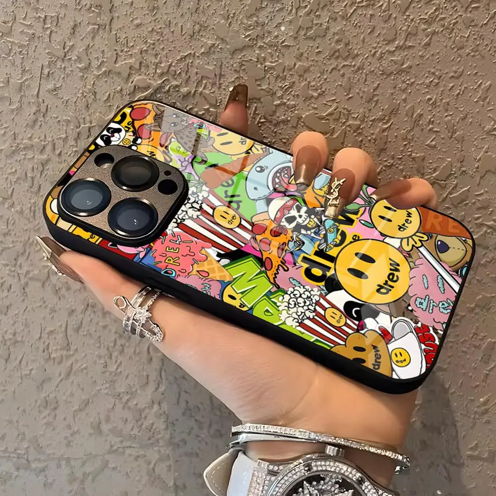 Джастин Д-Двинт Бибер H-House Чехол для телефона Чехол для телефона IPhone 16, 15, 14, 13 Plus 12, 11 Pro XS MAX Дизайн чехла Glass Cove