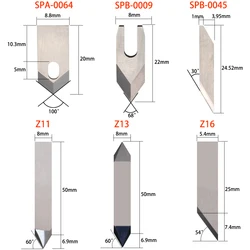 CNC Vibrating Leather Cutting Tools Zund Blade Tungsten Carbide Oscillating Grooving Knife Cutter Blades Z11 Z21 Z50 Z61 Z46 Z44