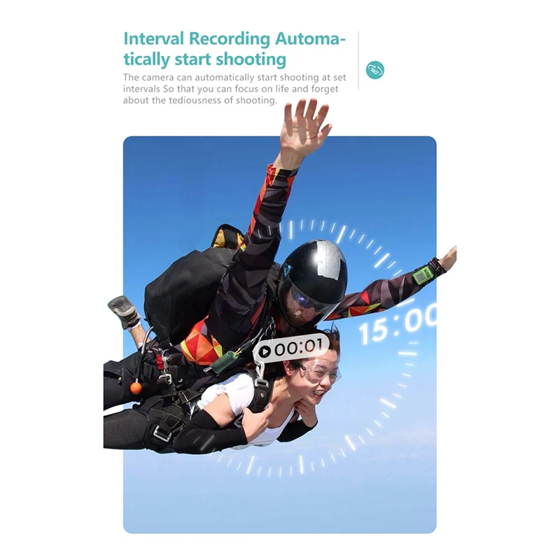 -ABDH جديد S70 2.7K WIFI APP كاميرا الإبهام عمر البطارية الطويل للغاية كاميرا رياضية الإبهام HD كاميرا ركوب الدراجات 1080P كاميرا الحيوانات الأليفة #2