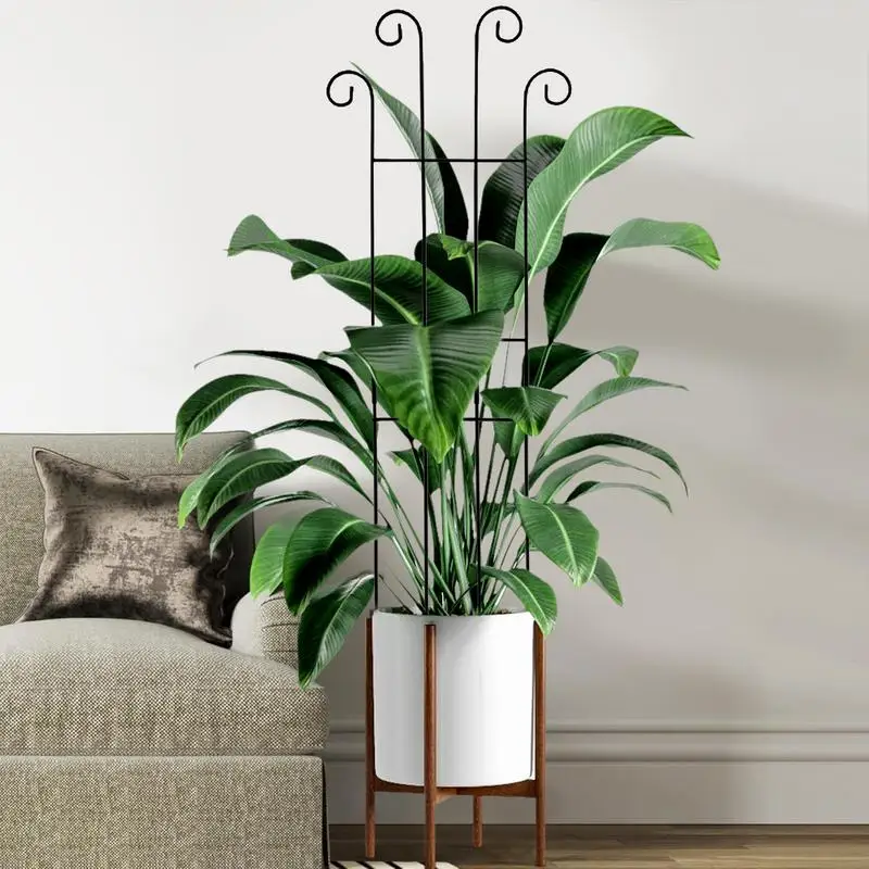 

Metal Trellis Mesh Garden Trellis For Climbing Plants Rust-Proof Stand Tall Vertical Iron Decor For Backyard Gardening