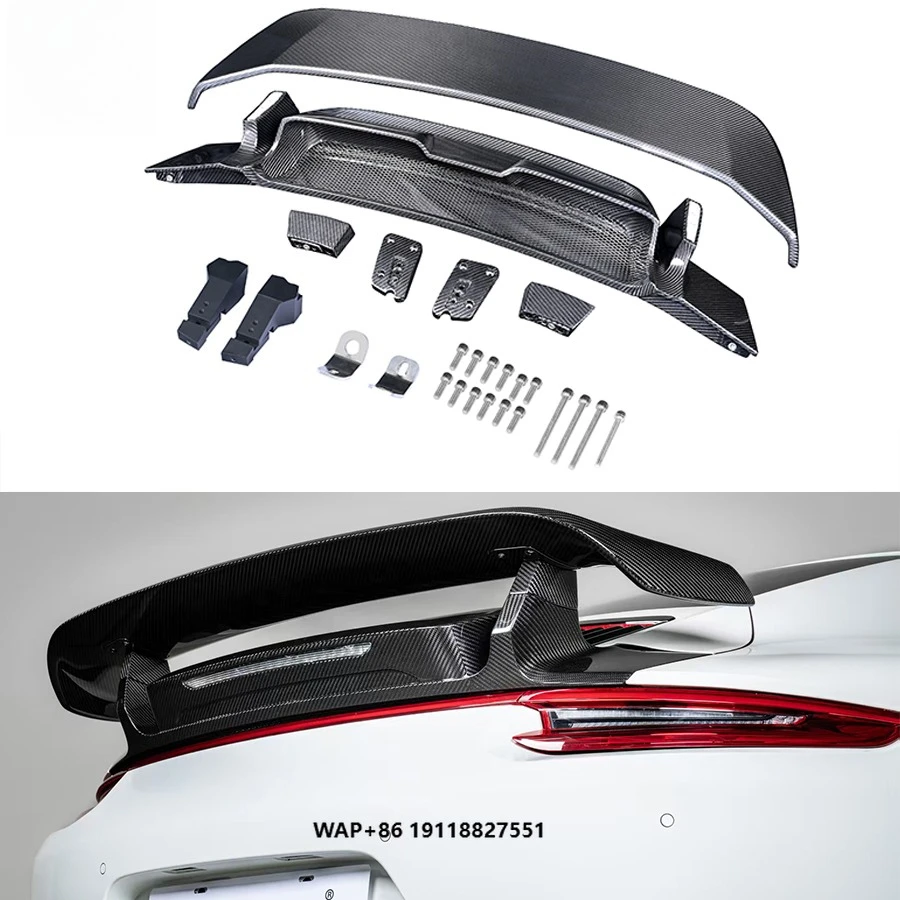 

High Quality Auto Parts Brand New Carbon Fiber Car Spoiler Shelf Rear Spoiler Wing for 911 991 Techart 2012-2019