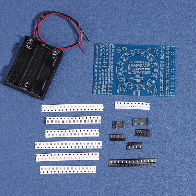 Placa De Prática De Soldagem De Patch Completo Avançado SMD, Componentes eletrônicos, Treinamento De Habilidades SMT, Kit De Prática De Soldagem PCB