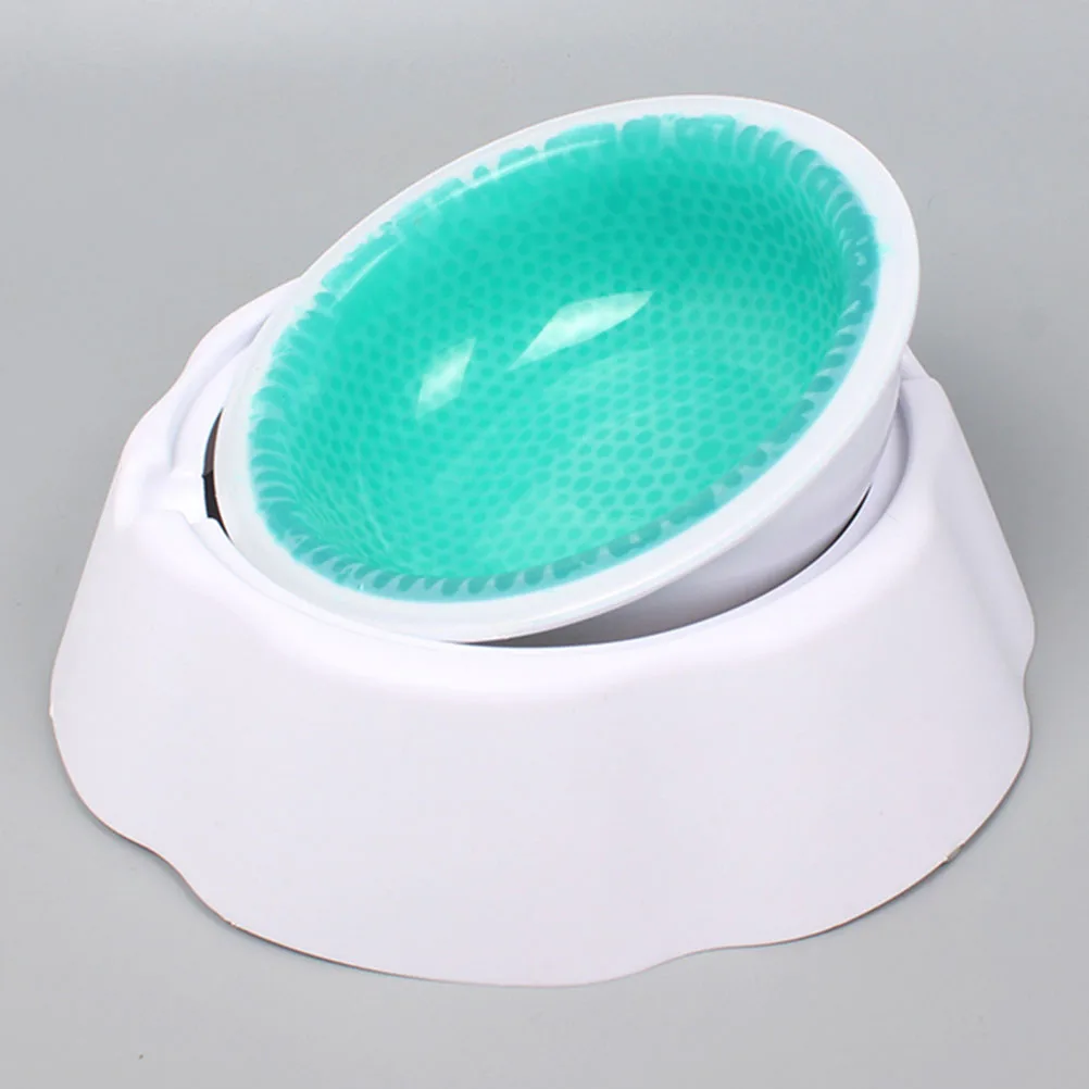 

Pet Cooling Summer Dog Water Bowl Durable Stable Base Lightweight Food Storage Container For Cats Dogs Household Cat Cool Frosty
