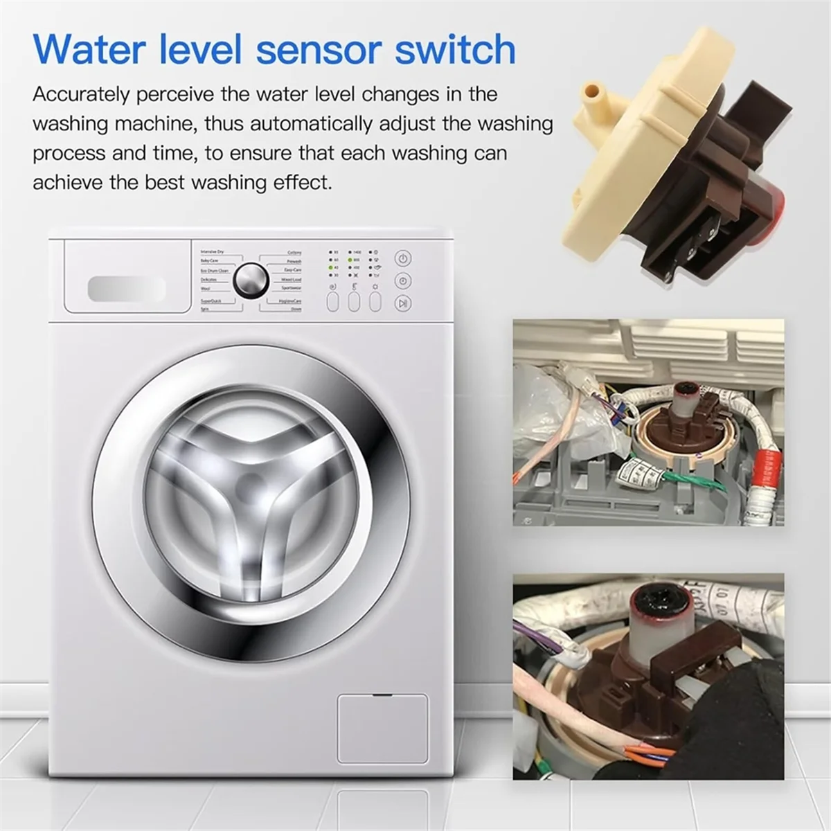 A74G-DC96-01703B เครื่องซักผ้าน้ําระดับเซ็นเซอร์ความดันสําหรับ Samsung WF461ABW, WF501ANW, WF511ABR, WF511ABW