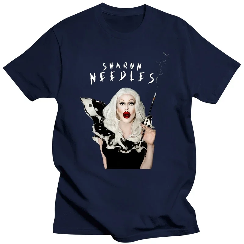 Mens T-Shirt Size S-5XL NEU New Sharon Needles Drag Queen RuPauls Drag Race Harajuku Oversized Graphic T Shirts Summer funny