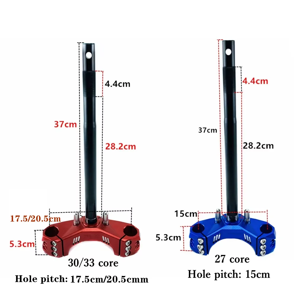 27Core/30Core/33Core CNC Solid Electric Motorcycle Front Shock Steering Column Directional Column For Niu U+B/U+A/UQI/US/U+/U1