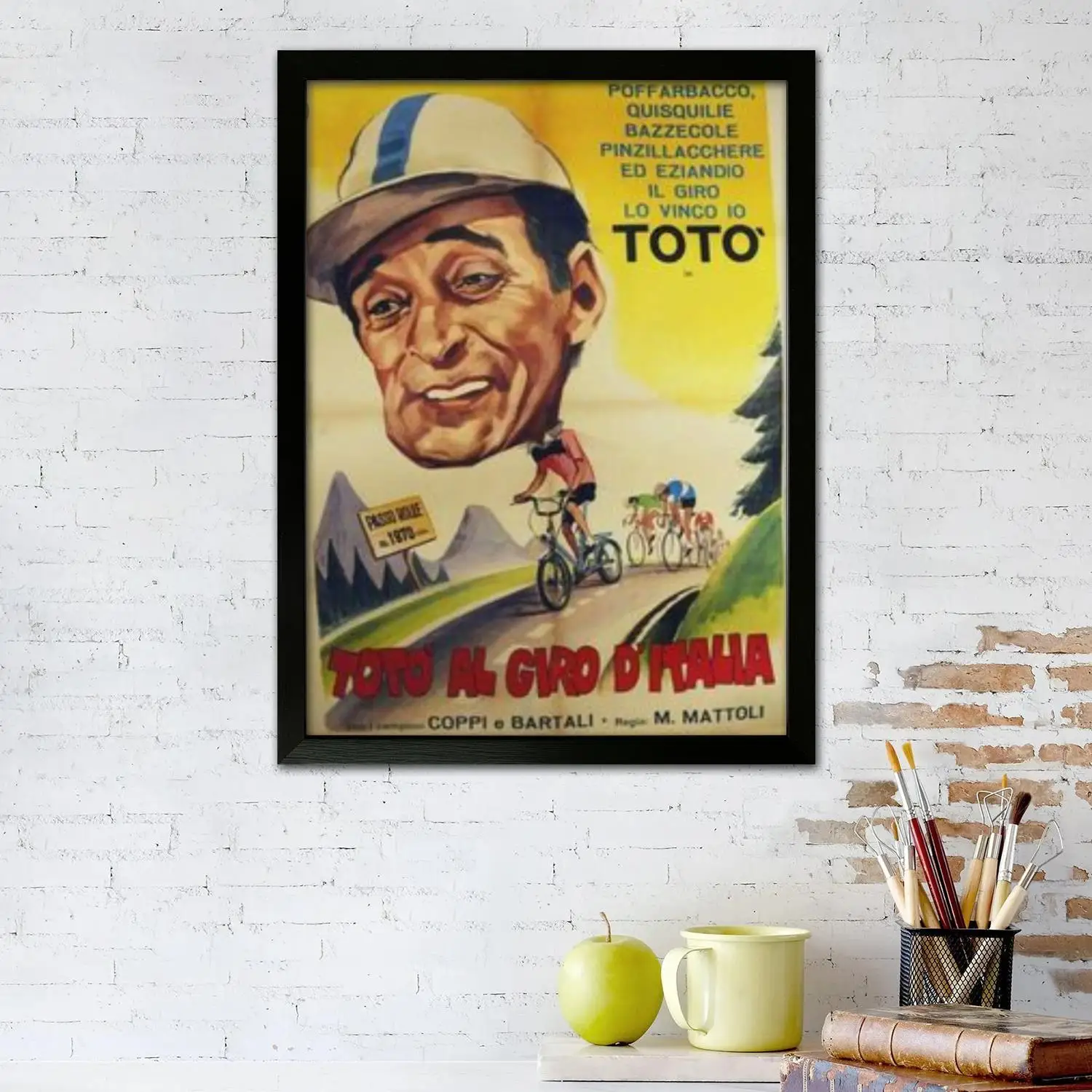 Toto Canvas Art Poster, Wall Art Picture Print, Modern Family Bedroom Decor Posters,Decorative painting