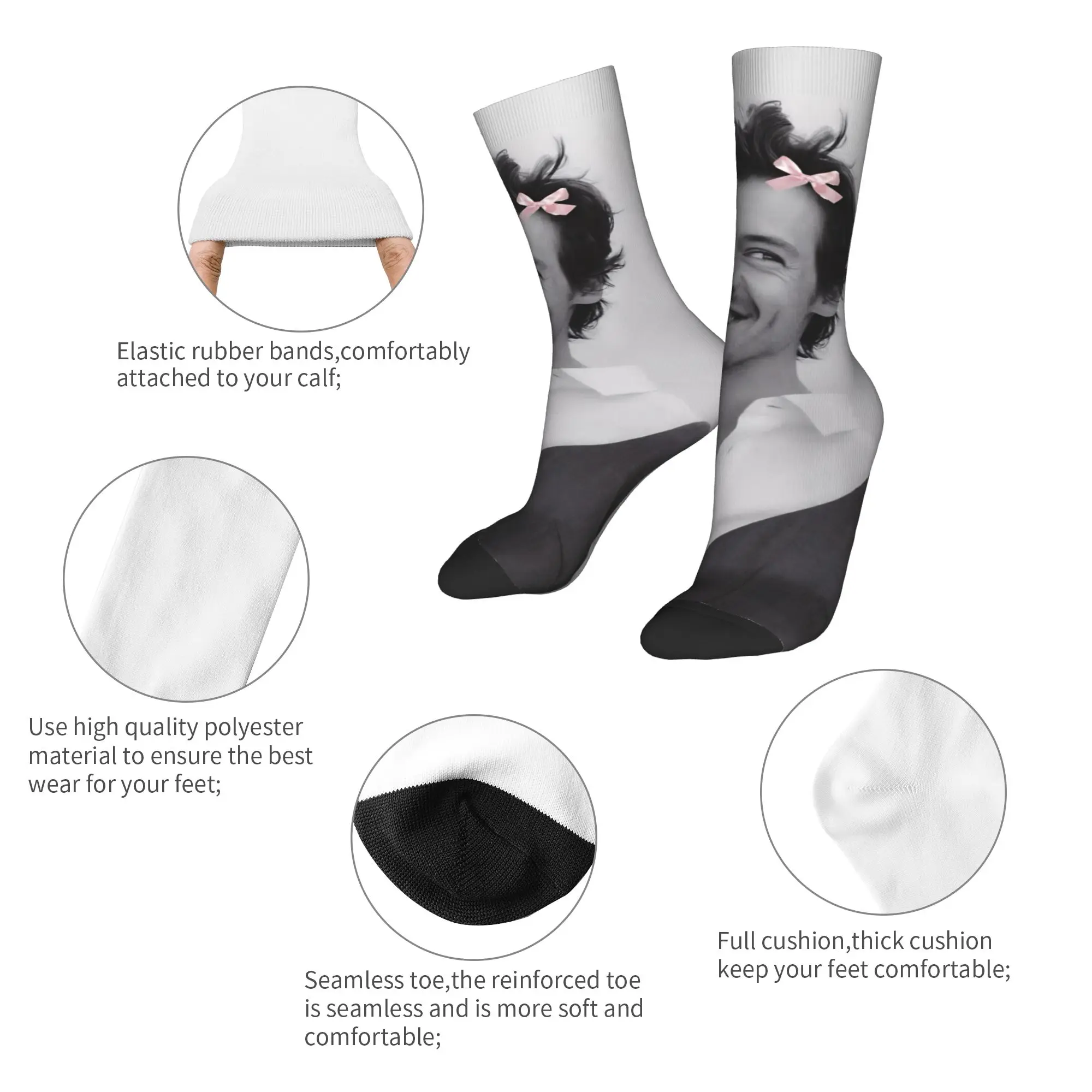 جديد الذكور الرجال الجوارب عارضة هاريس أنماط جورب البوليستر سكيت النساء الجوارب الربيع الصيف الخريف الشتاء