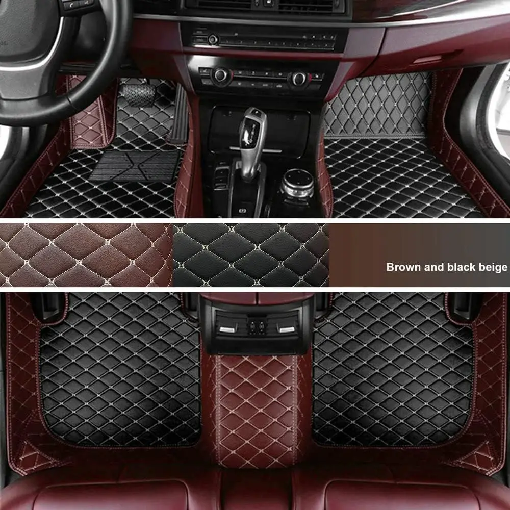 

Car Floor Mats Fit For Ford Mustang All Weather Leather Car Floor Mats, Skidproof Pedal, Waterproof, Wear-reistant