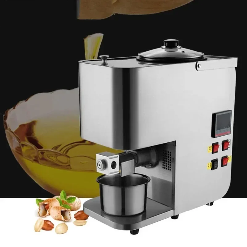 

Adjust temperature automatic cold oil press, olive sunflower oil extraction, sewing machine oil