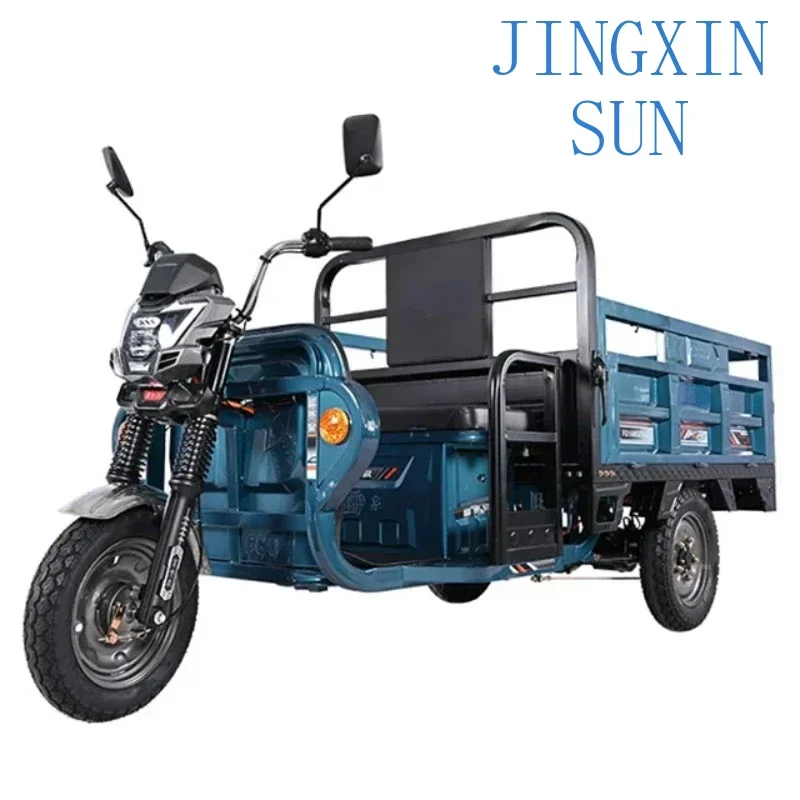 For Cargo Transportation Motorcycles And Three Wheeled Electric Freight Bicycles  Are Used