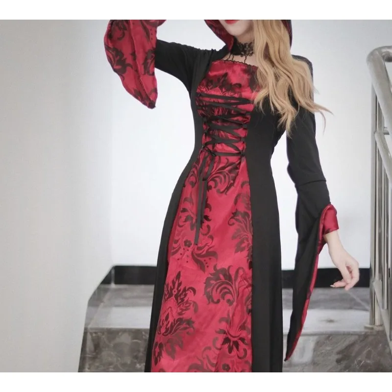 

2025 Halloween Cape Vampire Costume Role-playing Party Wizard's Robe