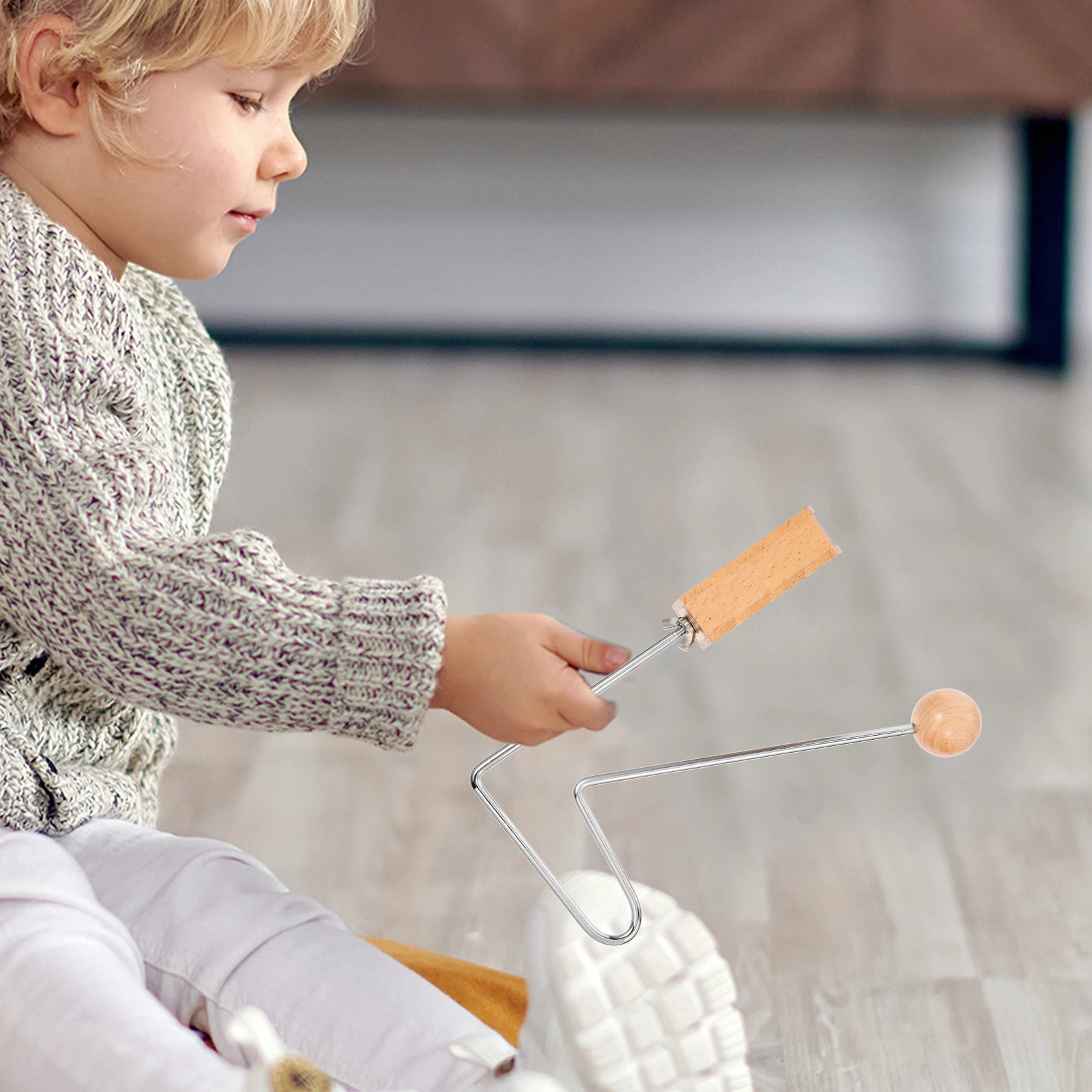 

Orff Musical Instruments Percussion Vibraslap Kids Adults Wood Plaything Wooden Rhythm