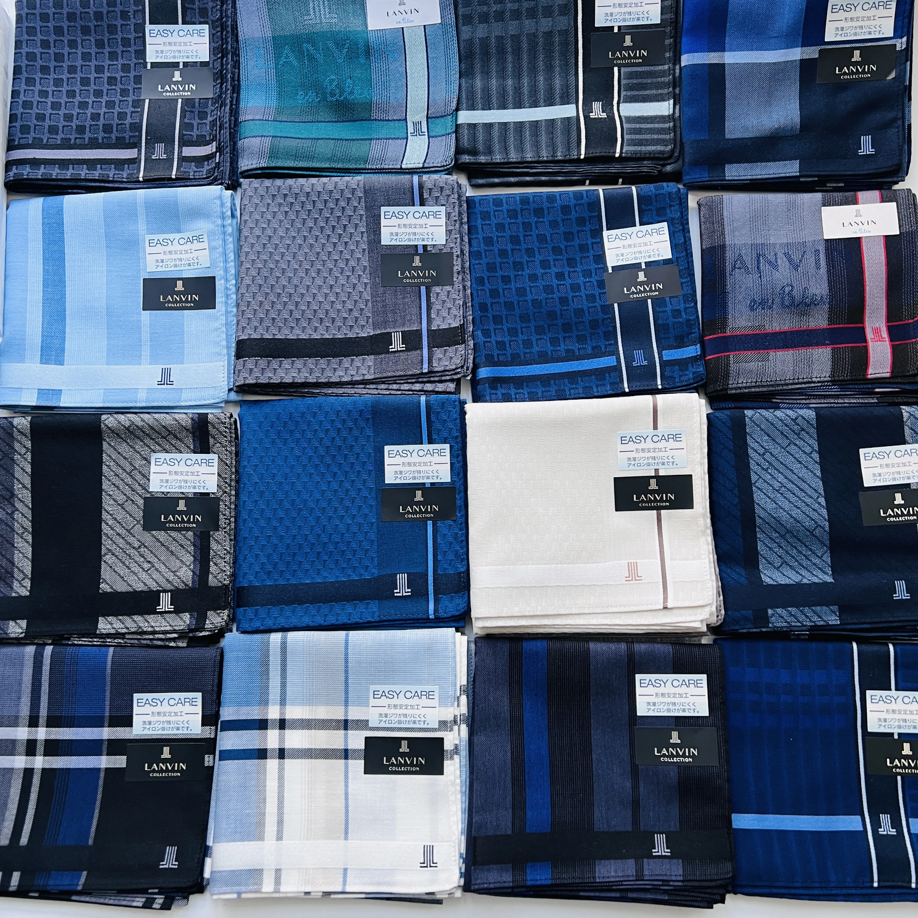 LAVIN Pañuelos para hombre y mujer, pañuelos cuadrados, regalos, accesorios de moda elegantes de marca extranjera