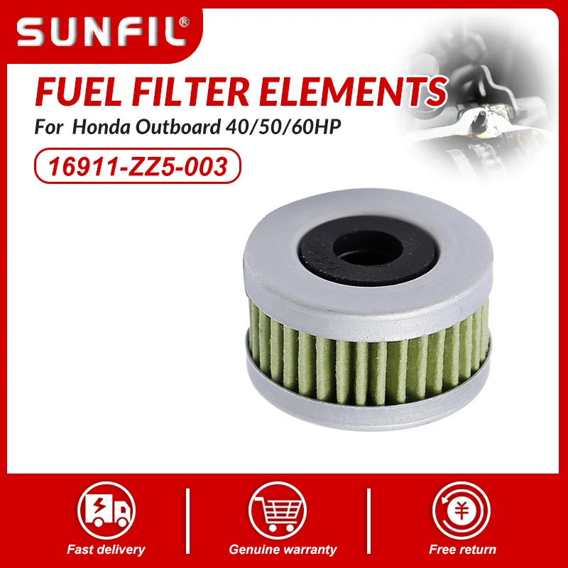 

Элементы топливного фильтра 16911-ZZ5-003 Замена для подвесного двигателя Honda 40/50/60HP BF40D BF50D BF60A BFP60A