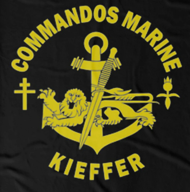 French Naval  Special Forces Commandos Marine Kieffe T-Shirt New 100% Cotton O-Neck Short Sleeve Casual Mens T-shirt Size S-3XL