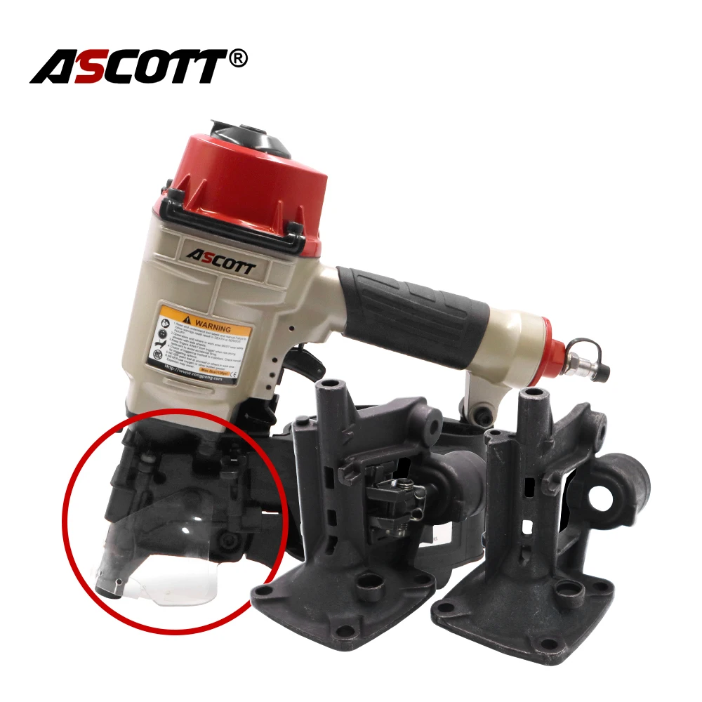 CN55 Coil Nailer Spare Parts Nose Unit Pneumatic Nailer Nuzzle Set for Max Bostitch Senco Meite Air Nailer Accessory