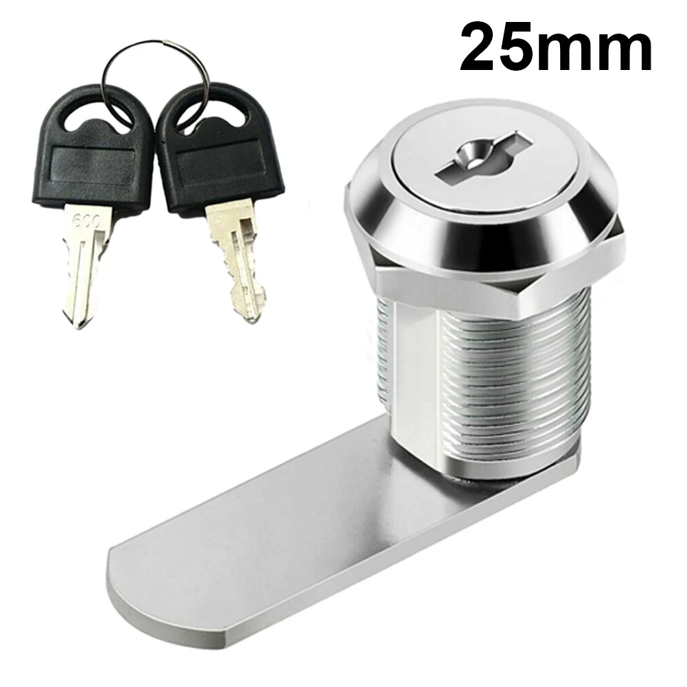 Cam Lock Security Lock 16-30mm Cam Lock Door Mail Box Furniture Locker 2 Key For Wood Metal Mailboxes Furniture