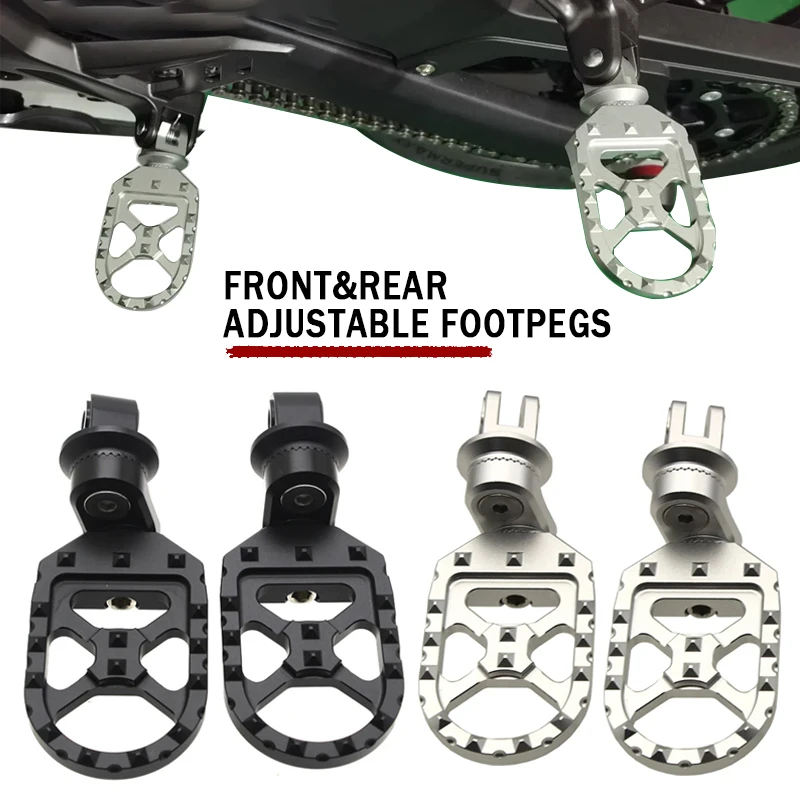 

Fit For Trident 660 2021 2022 2023 Front&Rear Footrest Adjustable Foot Pegs Rotatable Foot Pegs Rest Trident660 Motorcycle