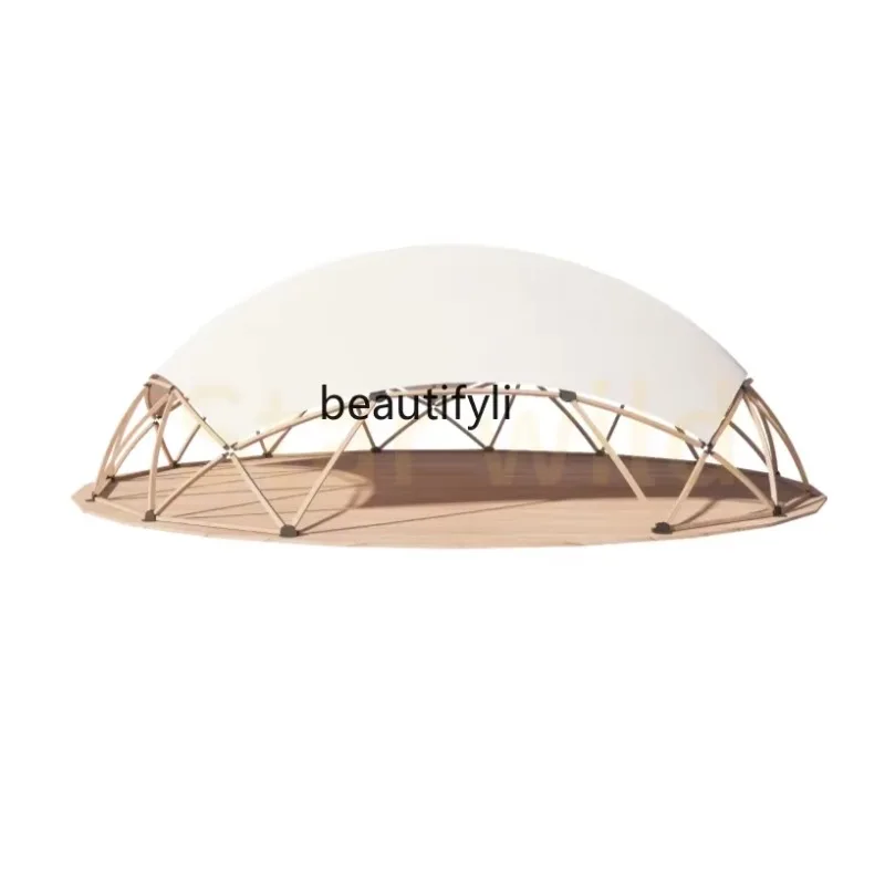 Large Spherical Dome Canopy Tent Outdoor Camp Vacation Leisure Awning Restaurant Tent  H