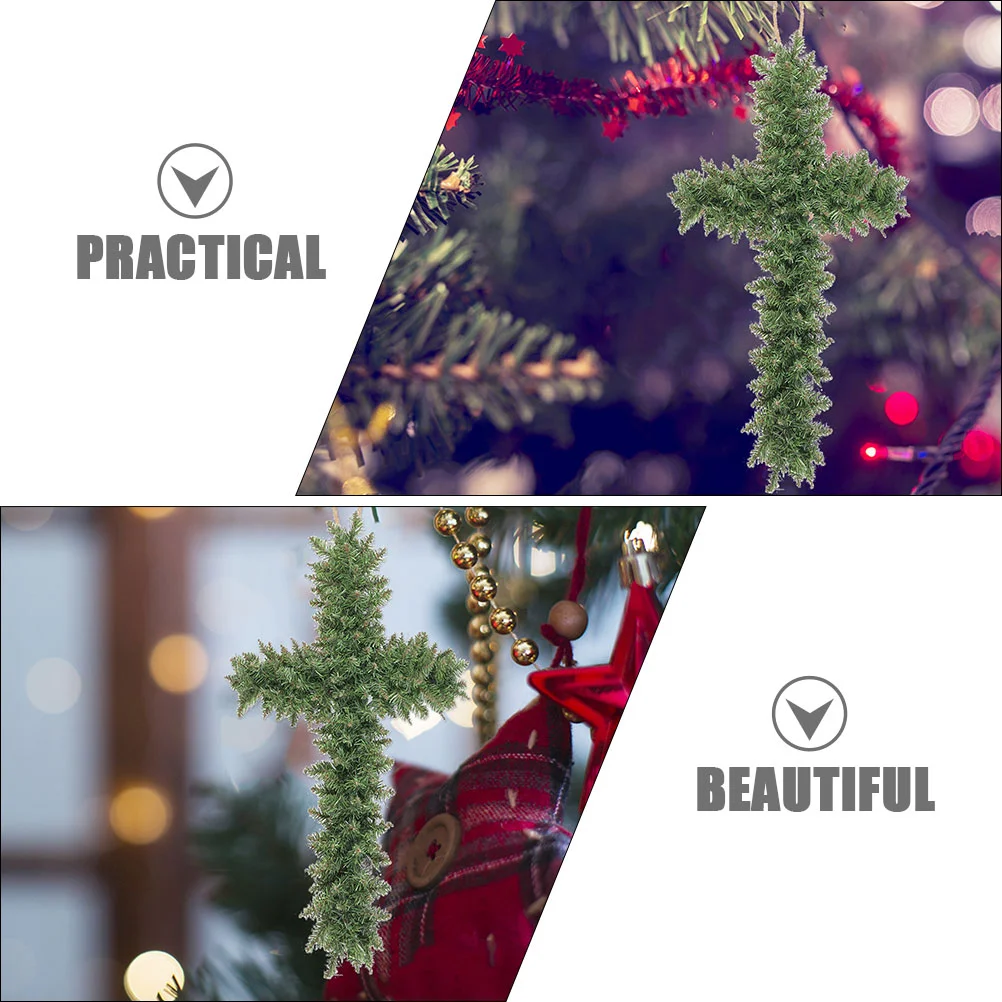 4 Pcs Cross Garland Metal Wreath Frame Flower Supplies Party Plants Decor Making Tool Hanging Rings Stand Shaped Rack