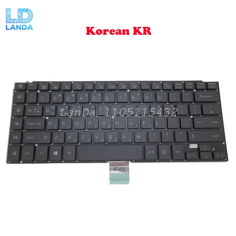 Teclado preto sp kr eua para lg u460 U460-G U460-K U460-M ud460 14u530 14ud530 lg14u53 LGU46 14u460 15u460 17u460 sem moldura novo