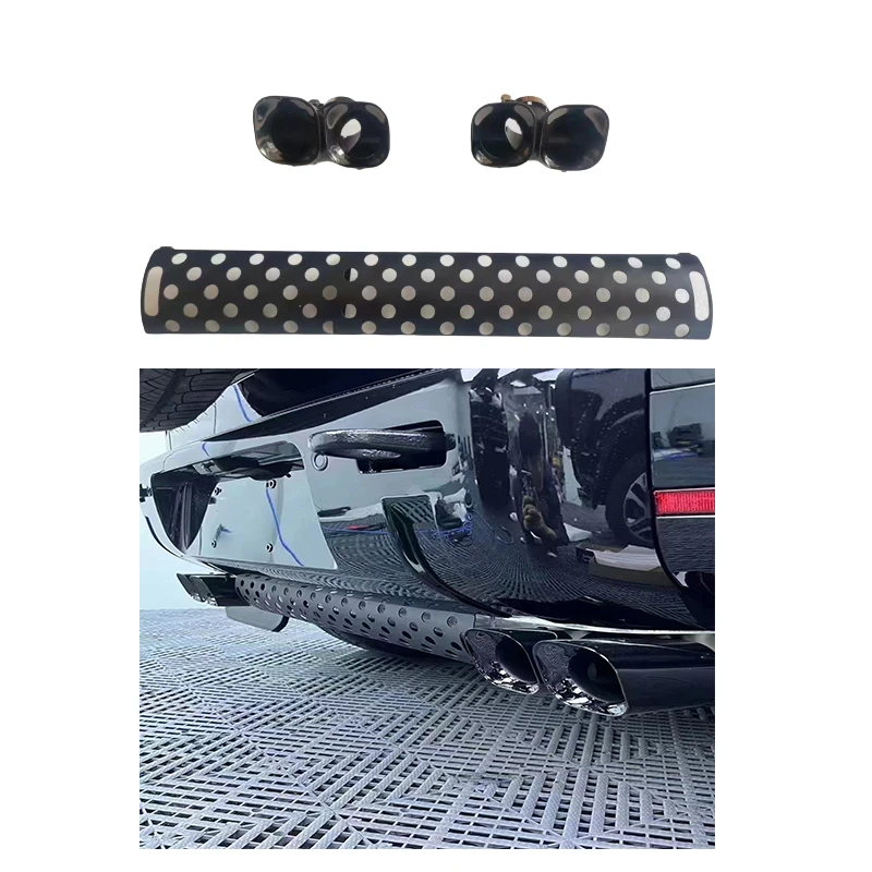

Stainless Steel Dual Rear Car Exhaust Pipe for Land Rover Defender 2020 Exhaust Pipes for Car