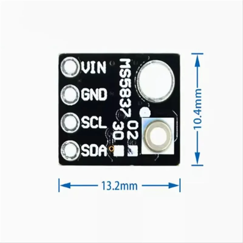 GY-MS5837 Pressure Sensor Module 02BA 300-1200mbar 30BA 0-30bar Waterproof I2C 3-5V
