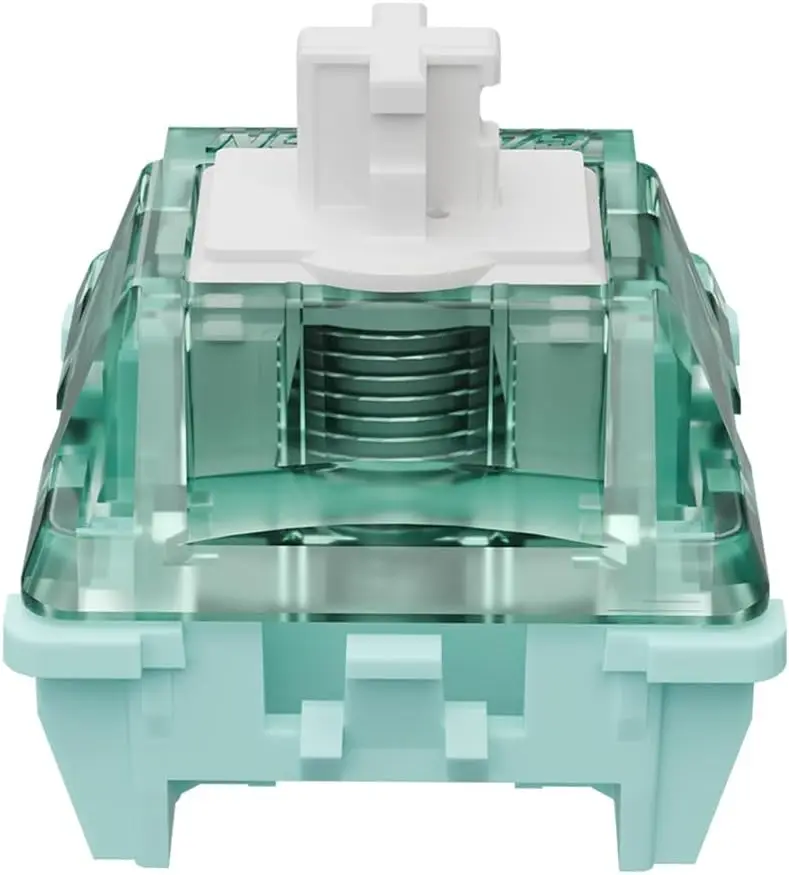 GATERON Magnetic Jade Pro Keyboard Switches, Linear Factory Pre-lubed Freely Setting Pre-Travel 20mm Longer Spring Key Switches