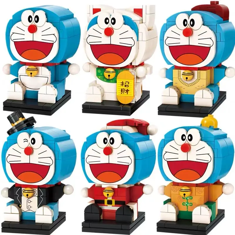 

Конструктор Keeppley Doraemon: Милые мини-фигурки аниме-персонажей, кот Дин-Дан, подарок для детей, оригинальная упаковка