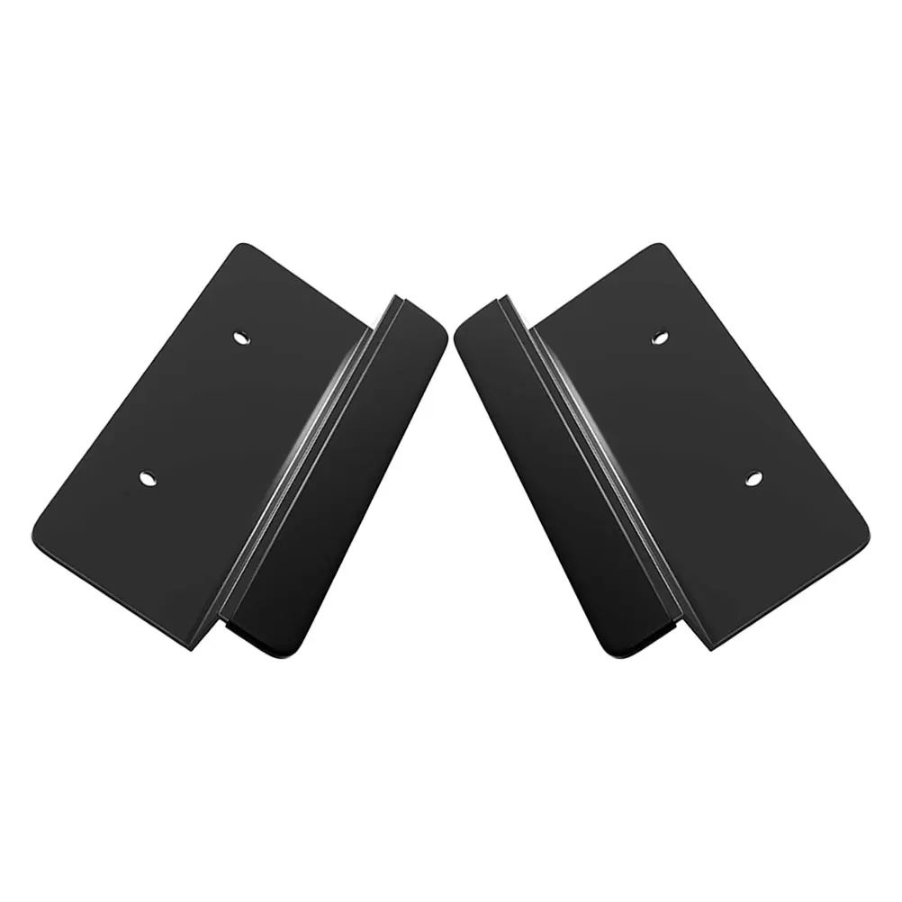 

2Pcs Trash Cabinet Foot Pull Touchless Opener Carbon Steel Rubber Edge Durable for Kitchen Bathroom Cabinet Doors