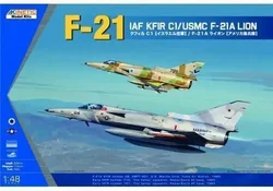 KINETIC K48053 1/48 scale F-21 IAF KFIR C1/USMC F-21A LION Model Kit