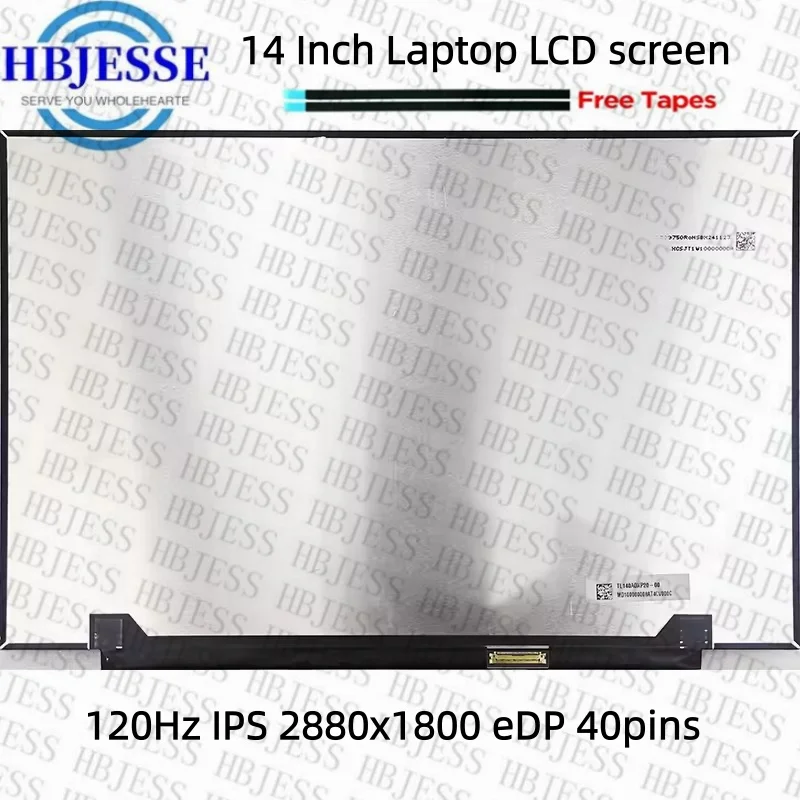 tl140adxp20-14-''schermo-lcd-del-computer-portatile-per-xiaomi-redmibook14-j7265-display-del-pannello-a-matrice-tl140adxp20-00-120hz-edp-40pin-2800x1800