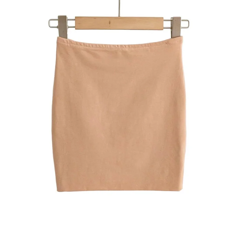 

Сексуальная обтягивающая цветная двухслойная эластичная юбка с высокой талией для похудения для женщин, уличная летняя юбка...