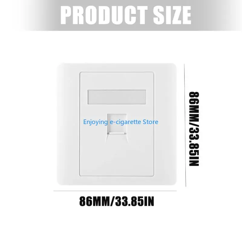 86 Typ 4 Port Ethernet Wandplatte Ersatz Extrudierte Draht Buchse Zubehör Y4QF – Detail 6