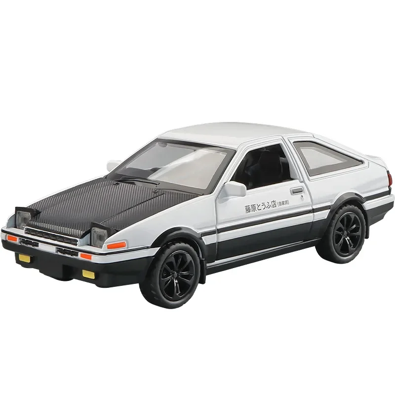 1:36 Toyota AE86 High Simulation Diecast Metal Alloy Model car Sound Light Pull Back Collection Kids Toy Gifts