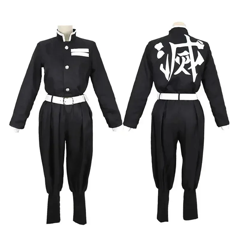 CyNew Anime Demon Slayer Kimetsu no Yaiba Agatsuma Zenitsu Costume Cosplay donna Kimono uniforme Halloween Christmas Party Cloth