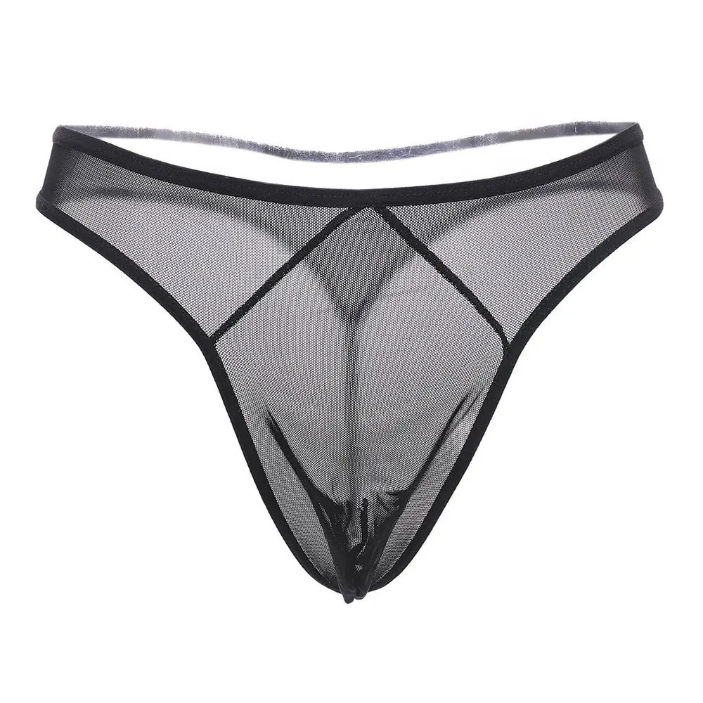 

Men's Underwear Sexy Ultra-thin Thong Network Transparent