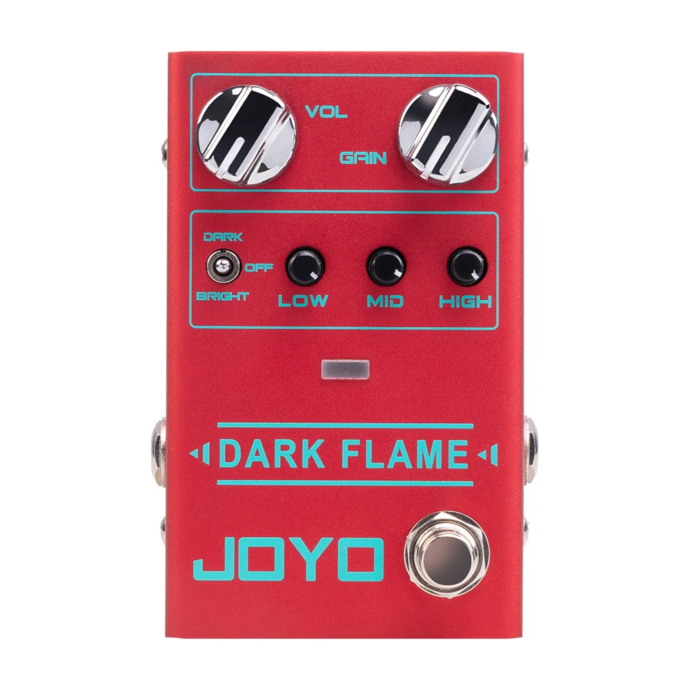 JOYO-R-17 DARK FLAME Distortion Pedal, High Gain Metal Effect, Multiple Tones, 3 Band EQ Pedal for Guitar, Riff Solo image 3