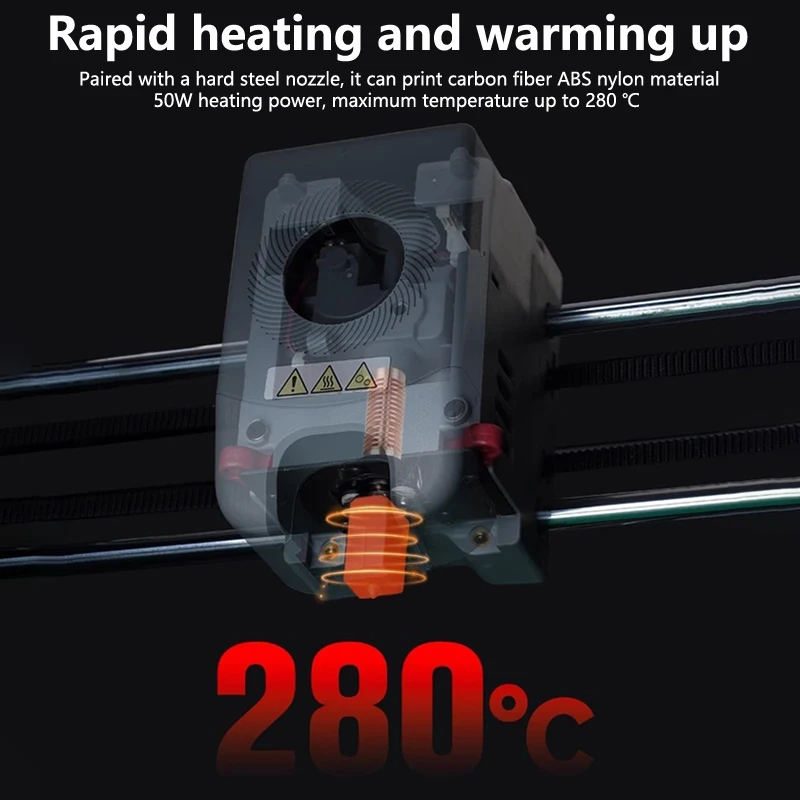 

Комплект сопел для Flashforge Adventurer 5M: модернизированный хотэнд, быстросъемная печатающая головка, сопла из закаленной стали AD5M, 0.4 мм