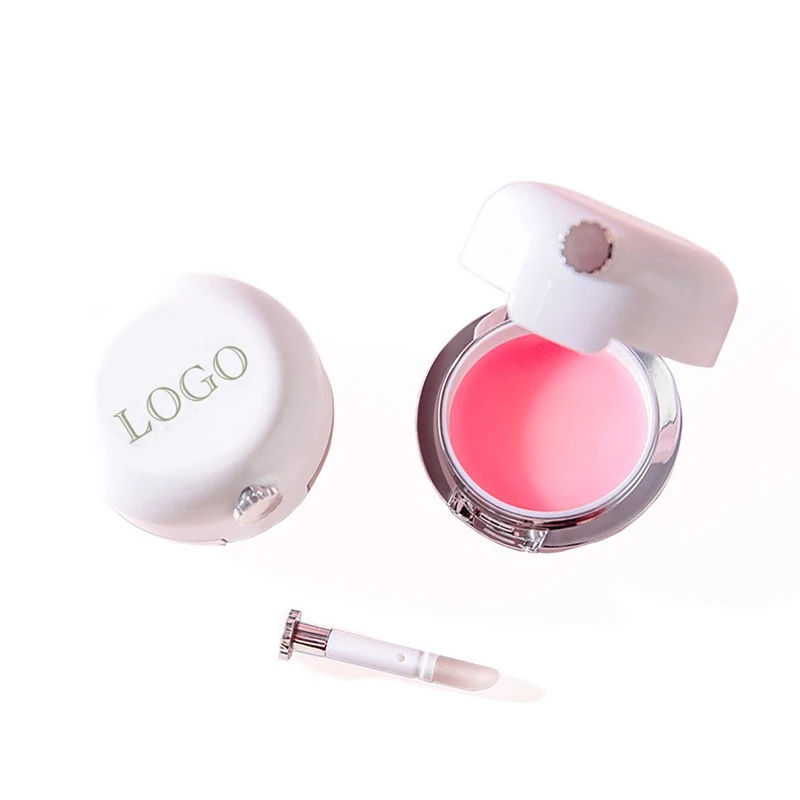 Ptivate تسمية قناع الشفاه مخصص السائبة النوم وسادة هوائية كريم الفاكهة تفتيح خطوط الشفاه الشفاه بلسم مرطب متعدد الألوان لطيف ماكياج