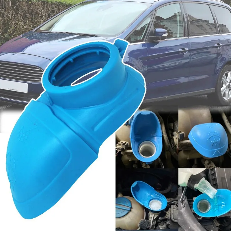 Tapa de tanque de depósito de líquido para limpiaparabrisas de coche Universal, embudo de bote de botella de plástico, accesorio para el cuidado del coche, 1 ud.