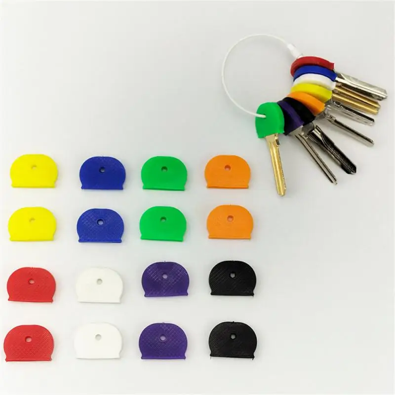 Elastic Resilient Keychain Convenient Flexible Key Identification Ring Fashion Accessories Latest Trends Innovative Safety Color